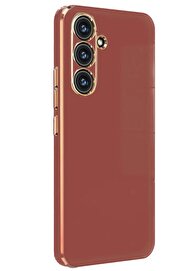 CepteToptan Samsung Galaxy A24 4G Kılıf Volet Silikon - Kırmızı - DROPX2217-5533
