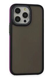 CepteToptan iPhone 15 Pro Harvel Kapak - Derin Mor - DROPX3607-3177