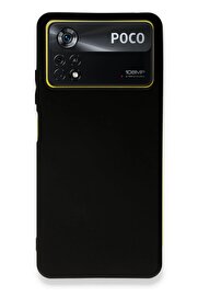 CepteToptan Xiaomi Poco X4 Pro 5G Kılıf First Silikon - Siyah - DROPX8056-2740