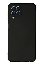 CepteToptan Samsung Galaxy M33 Kılıf Nano içi Kadife Silikon - Siyah - DROPX3642-3928