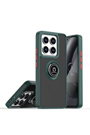 CepteToptan Xiaomi Mi 14T Montreal Yüzüklü Silikon Kapak - Yeşil - DROPX5702-7621