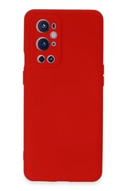 CepteToptan One Plus 9 Pro Kılıf Nano içi Kadife Silikon - Kırmızı - DROPX8319-6466