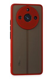 CepteToptan Realme 11 Pro Kılıf Montreal Silikon Kapak - Kırmızı - DROPX1036-9963