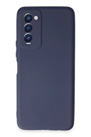 CepteToptan Tecno Camon 18 Kılıf First Silikon - Lacivert - DROPX1947-3691