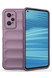 CepteToptan Realme GT2 5G Kılıf Optimum Silikon - Mor - DROPX9498-2684