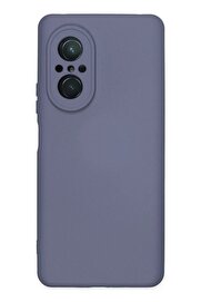 CepteToptan Huawei Nova 9 SE Kılıf Nano içi Kadife Silikon - Gri - DROPX8078-2823