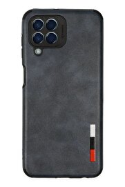 CepteToptan Samsung Galaxy M33 Kılıf Loop Deri Silikon - Lacivert - DROPX6414-7491