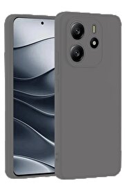 CepteToptan Xiaomi Redmi Note 14 4G Kılıf First Silikon - Gri - DROPX8349-7594