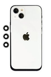CepteToptan iPhone 14 Shine Kamera Lens - Gümüş - DROPX5708-6287