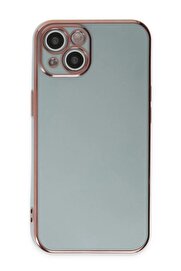 CepteToptan iPhone 15 Kılıf Volet Silikon - Açık Yeşil - DROPX6957-7887