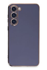 CepteToptan Samsung Galaxy S23 Kılıf Volet Silikon - Mavi - DROPX5856-7159
