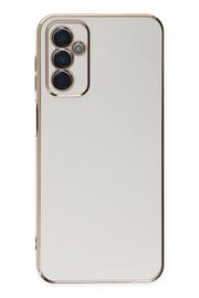 CepteToptan Samsung Galaxy M23 Kılıf Volet Silikon - Beyaz - DROPX3092-2854