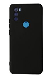 CepteToptan General Mobile GM 21 Plus Kılıf Nano içi Kadife Silikon - Siyah - DROPX2342-2157