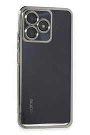 CepteToptan Realme C53 Kılıf Lensli Silikon - Gümüş - DROPX2385-6353