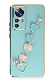 CepteToptan Xiaomi Mi 12T Pro Kılıf Esila Silikon - Su Yeşili - DROPX7630-1893