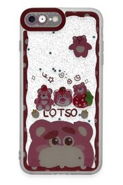 CepteToptan iPhone 7 Kılıf Sweet Desenli Silikon Kapak - Pembe - DROPX1680-9434