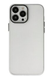 CepteToptan iPhone 14 Pro Max Kılıf Modos Metal Kapak - Şeffaf - DROPX8176-3834