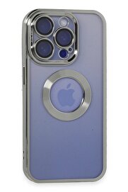 CepteToptan iPhone 15 Pro Max Kılıf Slot Silikon - Gümüş - DROPX3126-5172