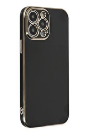 CepteToptan iPhone 14 Pro Max Kılıf Volet Silikon - Siyah - DROPX7806-4340
