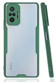 CepteToptan Xiaomi Redmi Note 10 Pro Kılıf Platin Silikon - Yeşil - DROPX2613-5231