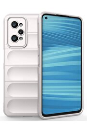 CepteToptan Realme GT2 5G Kılıf Optimum Silikon - Krem - DROPX1247-1697