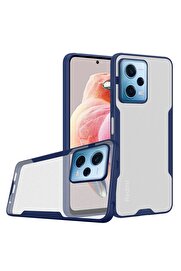 CepteToptan Xiaomi Redmi Note 12 5G Kılıf Platin Silikon - Lacivert - DROPX1150-5525
