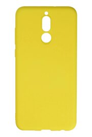 CepteToptan Huawei Mate 10 Lite Kılıf Nano içi Kadife Silikon - Sarı - DROPX4949-5038