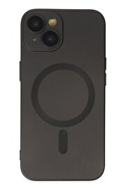 CepteToptan iPhone 14 Plus Kılıf Moshi Lens Magneticsafe Silikon - Siyah - DROPX2409-4926
