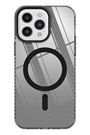 CepteToptan iPhone 12 Pro Max Kılıf Beta Magneticsafe Silikon - Siyah - DROPX7057-2330