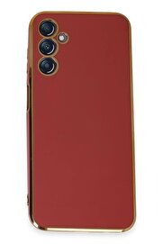 CepteToptan Samsung Galaxy M14 5G Kılıf Volet Silikon - Kırmızı - DROPX4296-3240