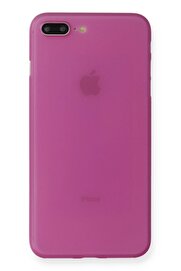 CepteToptan iPhone 7 Plus Kılıf PP Ultra İnce Kapak - Pembe - DROPX2259-2340