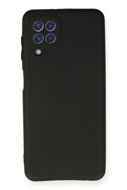 CepteToptan Samsung Galaxy A22 Kılıf First Silikon - Siyah - DROPX3248-3216