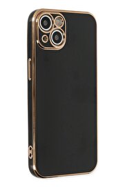CepteToptan iPhone 14 Kılıf Volet Silikon - Siyah - DROPX2472-5254