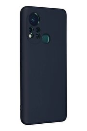 CepteToptan İnfinix Hot 11s Kılıf Nano içi Kadife Silikon - Lacivert - DROPX5192-7914