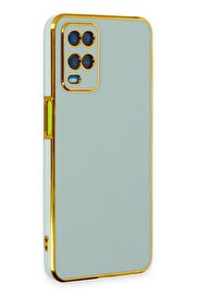 CepteToptan Oppo A54 4G Kılıf Volet Silikon - Açık Yeşil - DROPX3844-7781