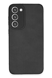 CepteToptan Samsung Galaxy S23 Kılıf Loop Deri Silikon - Siyah - DROPX6064-1444