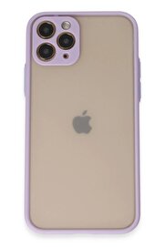 CepteToptan iPhone 11 Pro Kılıf Montreal Silikon Kapak - Mor - DROPX6593-3646