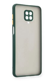CepteToptan Xiaomi Redmi Note 9 Pro Kılıf Montreal Silikon Kapak - Yeşil - DROPX6024-1572