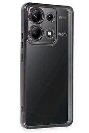 CepteToptan Xiaomi Poco X6 Pro Kılıf Lensli Silikon - Siyah - DROPX9841-6648