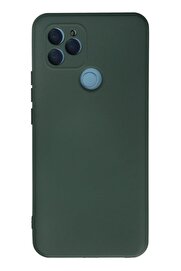 CepteToptan General Mobile GM 21 Kılıf Nano içi Kadife Silikon - Koyu Yeşil - DROPX1590-6307