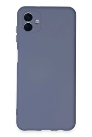 CepteToptan Samsung Galaxy A04E Kılıf Nano içi Kadife Silikon - Gri - DROPX7281-2692