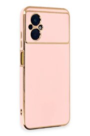 CepteToptan Xiaomi Poco M5 Kılıf Volet Silikon - Pembe - DROPX4270-3268