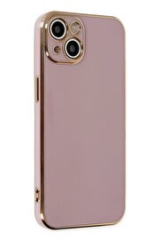 CepteToptan iPhone 14 Kılıf Volet Silikon - Mor - DROPX8496-2399