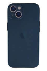 CepteToptan iPhone 13 Mini Kılıf PP Ultra İnce Kapak - Mavi - DROPX8744-8713