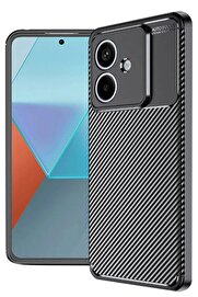 CepteToptan Oppo A3 Kılıf Auto Focus Karbon Kapak - Siyah - DROPX3298-4217