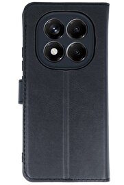 CepteToptan Xiaomi Redmi Note 14 4G Kılıf Trend S Plus Kapaklı Kılıf - Siyah - DROPX7004-1080