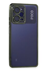 CepteToptan Xiaomi Poco X5 Pro 5G Kılıf Lensli Silikon - Yeşil - DROPX9568-7986