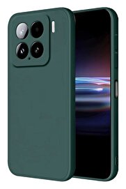 CepteToptan Xiaomi Mi 15 Pro Kılıf Nano içi Kadife Silikon - Koyu Yeşil - DROPX3707-5066