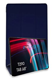 CepteToptan Samsung Galaxy T290 Tab A 8 Kılıf Tablet Smart Kılıf - Lacivert - DROPX9359-5837