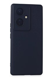 CepteToptan Vivo V29 Lite Kılıf Nano içi Kadife Silikon - Lacivert - DROPX8743-6349